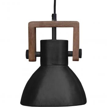 Lámpara Colgante Ashby Ø19cm Negro-Zinc