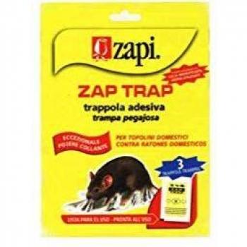 Trampa Adhesiva Zapi para Ratones e Insectos - 3 Piezas