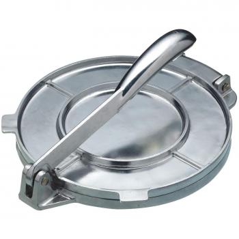KitchenCraft - World of Flavours - Prensa de Tortillas Mexicanas en Caja de Regalo, Aluminio, 20 x 20 x 9 cm