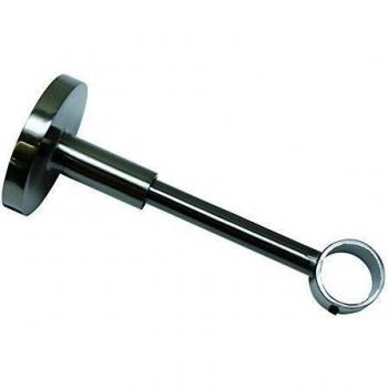 Gardinia 10011149 Delantero para cortineros 1-para jodernos Cerrado, Serie Chicago, diámetro 20 mm, Titan
