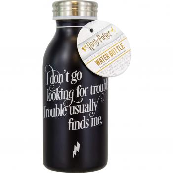 Paladone PP4959HP Botella Harry Potter Trouble, Juventud Unisex, Negro, 450ml