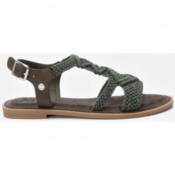 Sandalia Xti Mujer Tejido Macramé Pulsera Piel Antideslizante