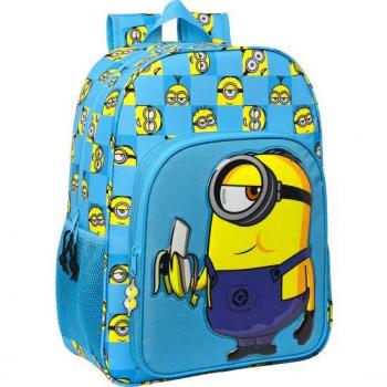 Mochila Minions 'Minionstatic' Adaptable a Carro 42cm Safta