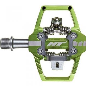 HT T1 Clipless Pedales, verde