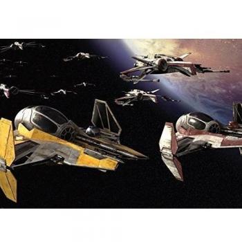 Papel Pintado Fotográfico infantil phot omural Star Wars Space