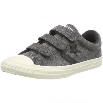 Converse Lifestyle Star Player Ev 2V Ox Canvas, Zapatillas de Deporte Unisex Niño, Negro