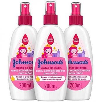 JOHNSON'S acondicionador gotas de brillo spray 200 ml