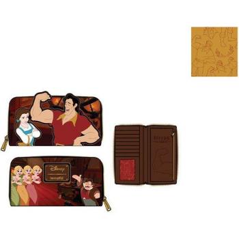 Cartera con Cremallera Disney Villanos Escena Gaston Loungefly