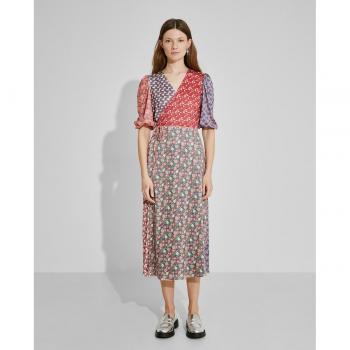 Naëlle - Vestido midi con estampado de flores