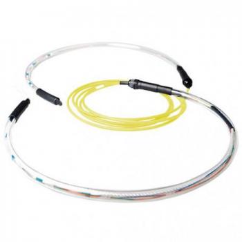 Cable de Fibra Óptica Monomodo 8 fibras OS2 con conectores LC 260 m