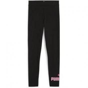 Leggings para Niño/a Puma Essential Logo en color negro con el icónico logo de Puma