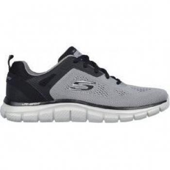 Zapatillas deportivas Skechers Track Broader para hombre en color gris y negro