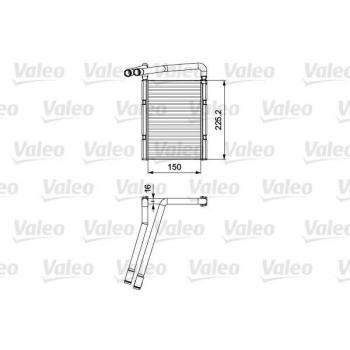 Radiador de calefacción VALEO 811548 con diseño compacto, potencia de 1500W, termostato ajustable, protección contra sobrecalentamiento y funcionamiento silencioso
