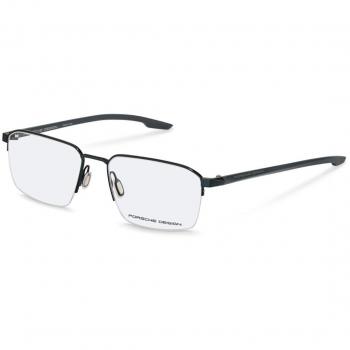Porsche Design P8763 D000 Men's Eyeglasses Blue Size 57 (Frame Only) - Free Lenses - HSA/FSA Insurance - Blue Light Block Available
