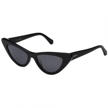 Guess Aviator Shiny Gunmetal Smoke Gradient Sunglasses GU5210 - Grey - Unisex One Size