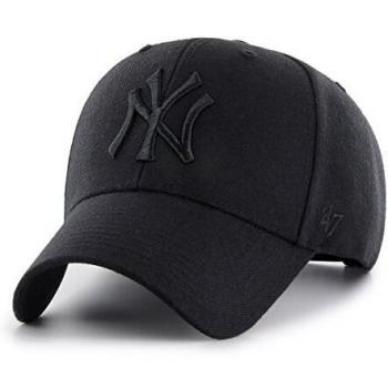 47 Unisex's New York Yankees Cap, All Black, One Size