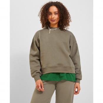 Jack & Jones Sudadera de mujer lisa con cuello redondo