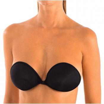 KISSES & LOVE Sujetador Invisible Push Up adhesivo mujer NGR1036 - Sujetador invisible, push up, adhesivo, diseño sin tirantes, ideal para prendas de escote pronunciado, reutilizable y lavable
