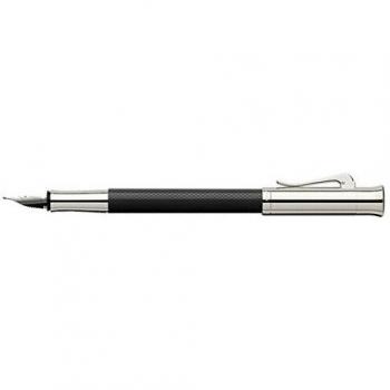Graf von Faber-Castell Guilloche Black Medium Nib Fountain Pen