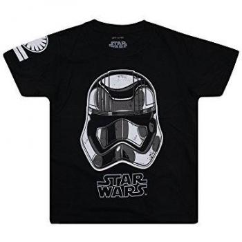 Star Wars Trooper Head Camiseta, Negro