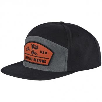 Gorro Snapback Troy Lee Designs Finish Line Negro-Azul