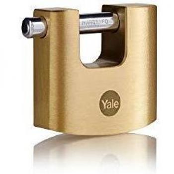 YALE Y114B/70/113/1 Candado De Alta Seguridad, Latonado, 70 mm