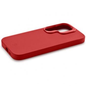 Funda Móvil Cellular Line Sensation+ para Samsung Galaxy S25 Ultra, Rojo, con Borde Elevado Protector de Lentes y Tecnología Antibacteriana