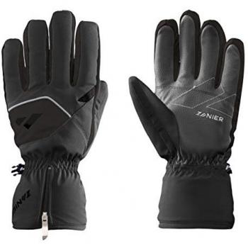 Guantes de esquí Zanier Reith.STX impermeables y cálidos para hombre - Color negro, Talla 10