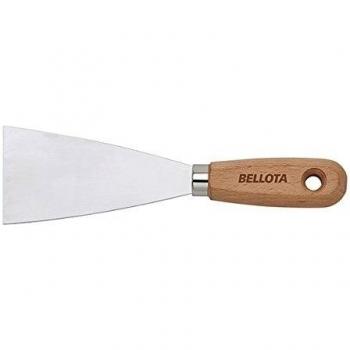Bellota 5893-40 - Espátula de acero inoxidable mango madera, 40 mm