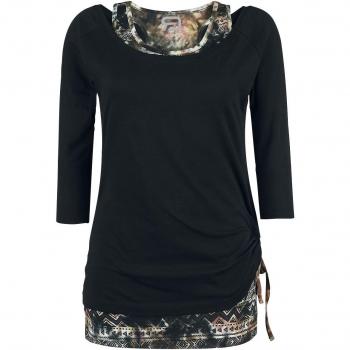 R.E.D. by EMP My Extraordinary Mind Manga Larga Mujer Negro XXL