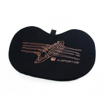 Remo, Exterior, asiento cojín de asiento para remar y barco-dragón, extra grande ligero 100 g, 32 x 22 x 1 cm, adecuado para Ergo, parte inferior antideslizante, con enganche, forma Espuma Interior