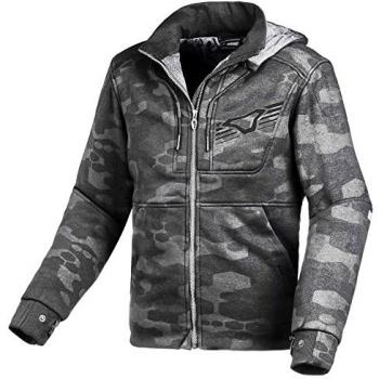 Macna Chaqueta de Moto District Gris Multicolor Textil Unisex