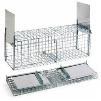 Jaula trampa plegable 2 puertas Copele