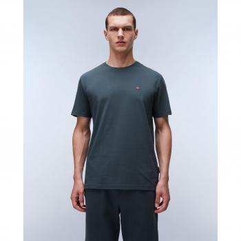 Camiseta de Hombre Napapijri Sails SS Azul Oscuro Manga Corta Algodón XL Casual Deportivo