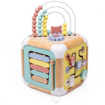 Cubo de actividades con 5 superficies de juego Eurekakids