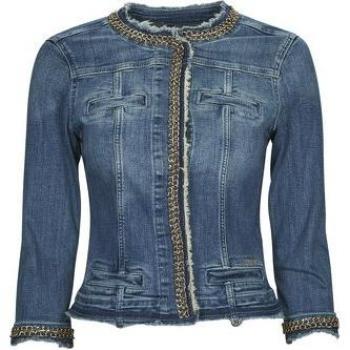 Kate Denim Jacket for Women - Dark Blue, Size S