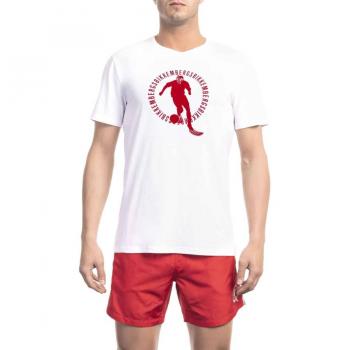 Bikkembergs White Cotton T-Shirt - S