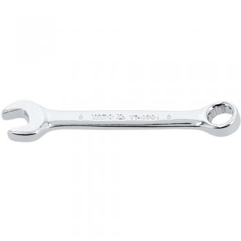 Llave combinada Yato YT-4901, tipo de llave combinada con un tamaño de 10 mm y 12 mm, fabricada en acero al carbono, acabado pulido, resistente a la corrosión y diseño ergonómico