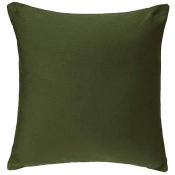Cojín Desmontable de Algodón Verde Caqui 38x38 cm Atmosphera