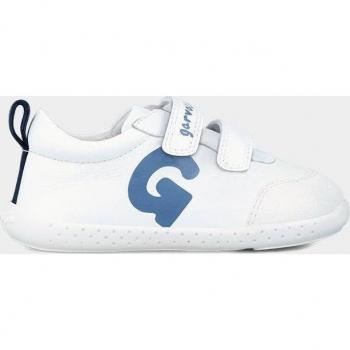Zapatillas deportivas de niños de piel minimalistas y respetuosas con el crecimiento del pie