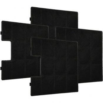 Filtro de Carbón Activado vhbw 4x Compatible con Campanas Extractoras Amica OWC 9673 I, OWC 9573 I, OWC 951 T (hasta 2010), OWC 951 G (