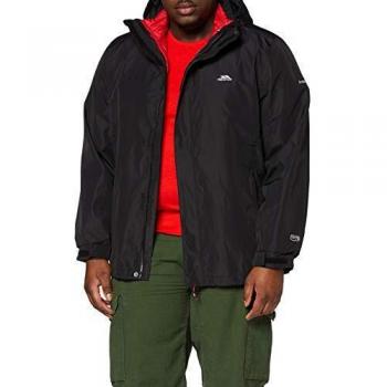 Trespass 3-in-1 Pathway Chaqueta de Plumas, Hombre, Negro, Extra-Small