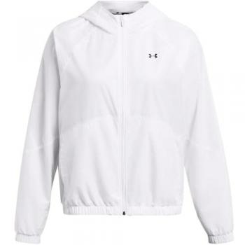 Chaqueta con capucha deportiva Under Armour SportStyle Windbreaker para mujer en color blanco, talla XL