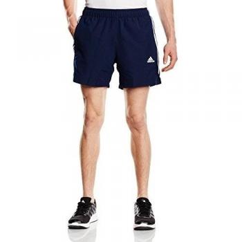 adidas ESS 3S Chelsea - Pantalón corto para hombre, color azul marino / blanco, talla S