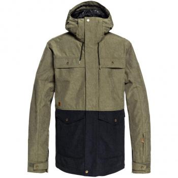 Quiksilver - Chaqueta Militar para Nieve - Hombre - S - Marrón