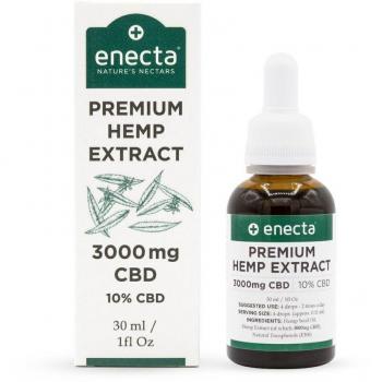 Enecta Aceite Premium Hemp Extract 10% (3000 Mg - 30 Ml) - Formato Ahorro