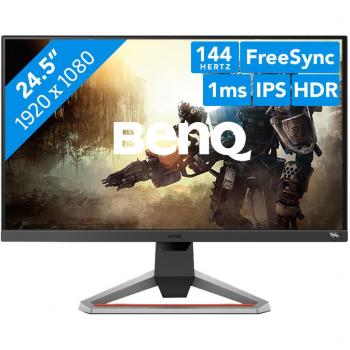 Monitor LED IPS 24.5 BenQ EX2510 Gris Full HD con Tecnología Eye-Care