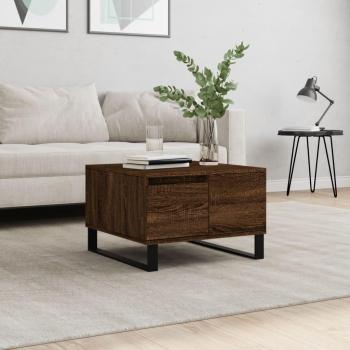 Mesa de centro madera contrachapada 55x55x36,5 cm en Negro, Blanco brillante o Gris hormigón - Mesita de Salón, Comedor o Auxiliar - Mesa de Café Meuble Salón; Mesa de