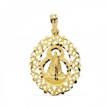 Virgen de la Cabeza Colgante Oro 18k - Patrona de Andújar