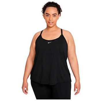Nike Dri-FIT One Elastika Camiseta de Tirantes para Mujeres - Color Negro - Talla XL